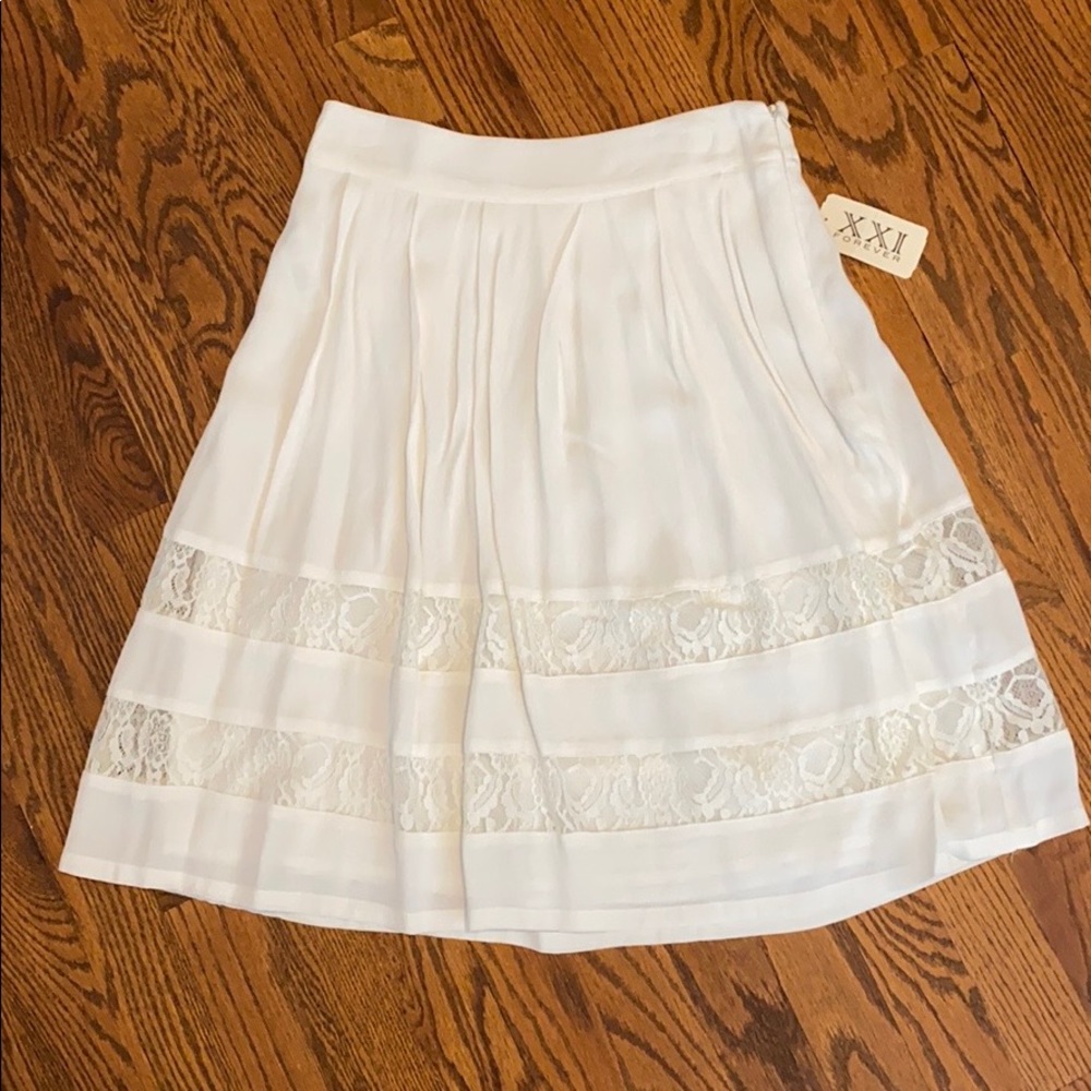 Cream Skirt